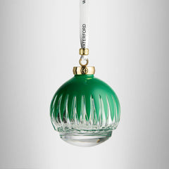 New Year Bauble Firework Green Ornament
