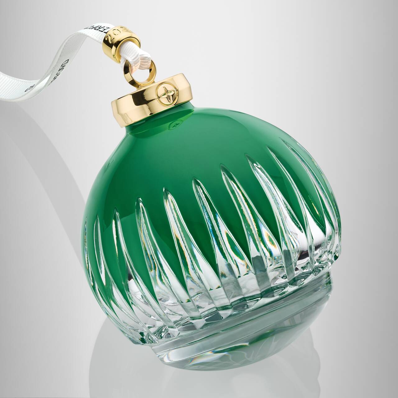 New Year Bauble Firework Green Ornament