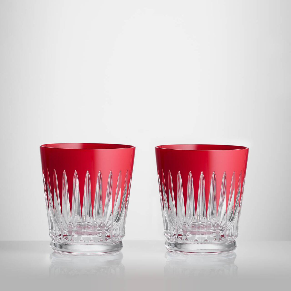 New Year Tumblers Firework, Set of 2, Red