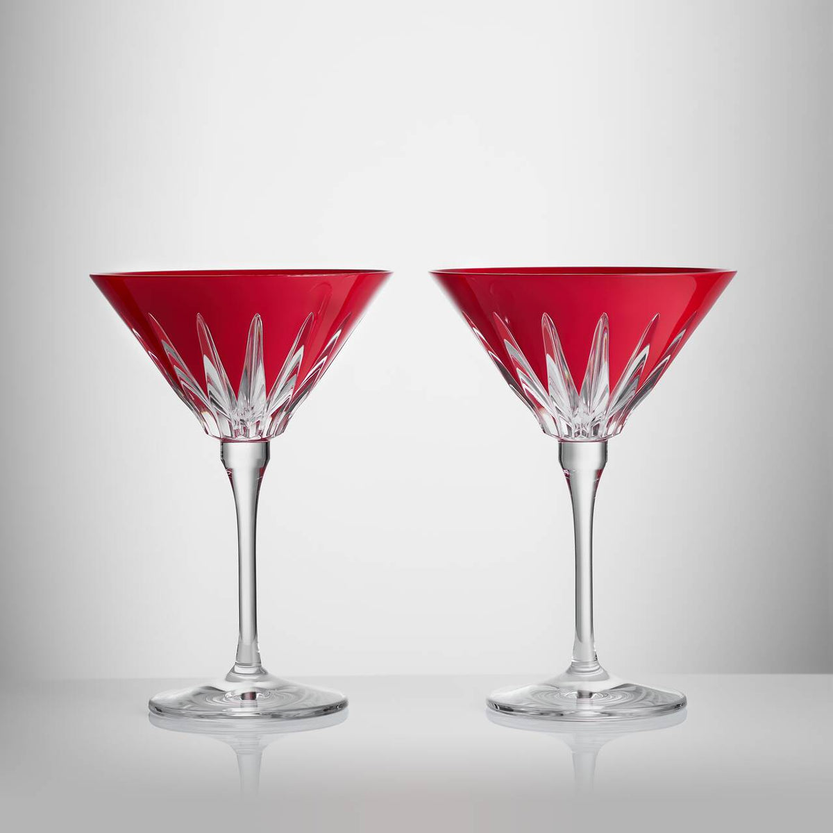 New Year Martini Firework, Set of 2, Red