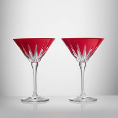 New Year Martini Firework, Set of 2, Red