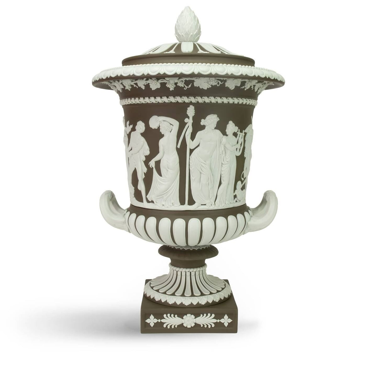 Iconic Borghese Vase Marsh Green