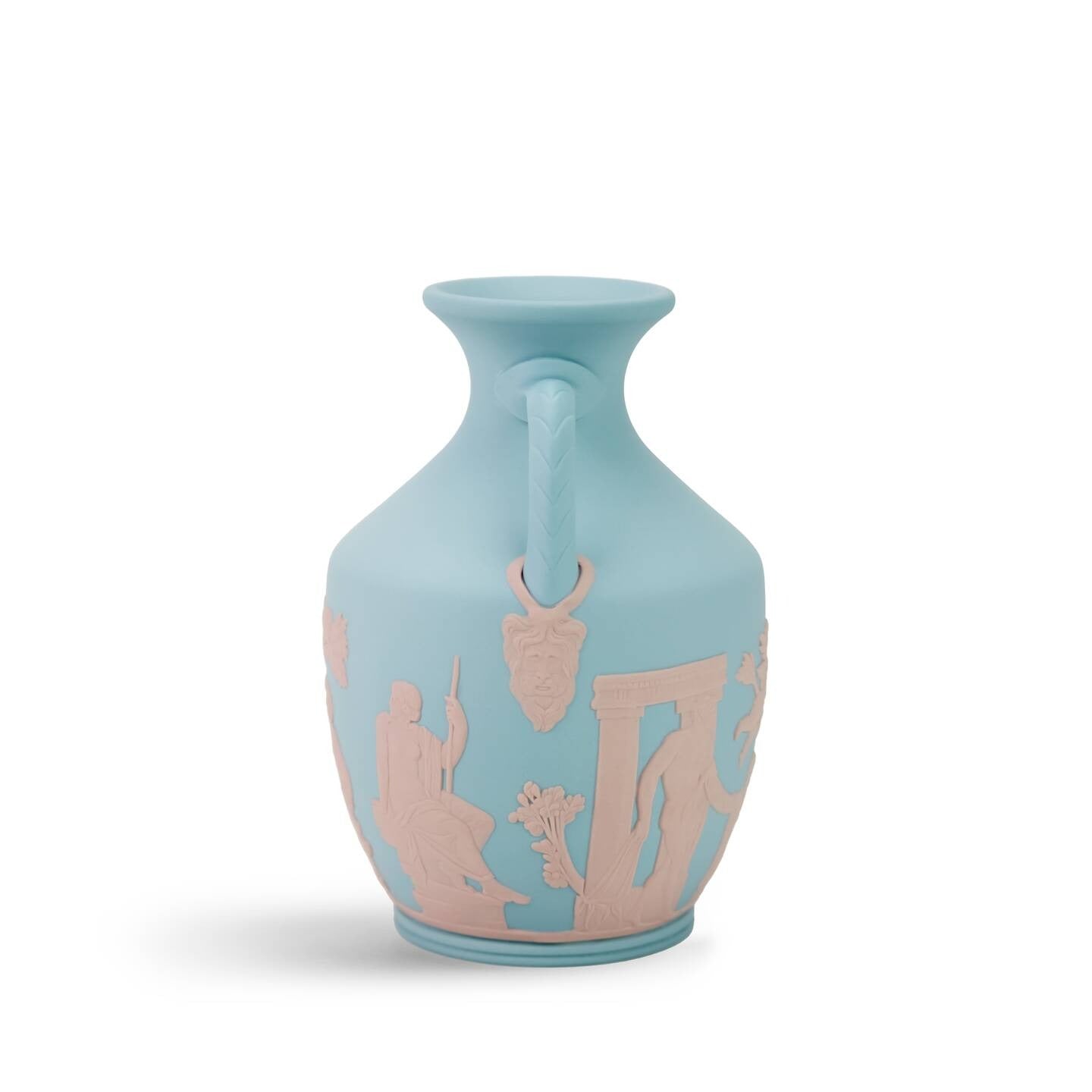 Iconic Portland Vase Turquoise/Pink