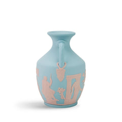 Iconic Portland Vase Turquoise/Pink