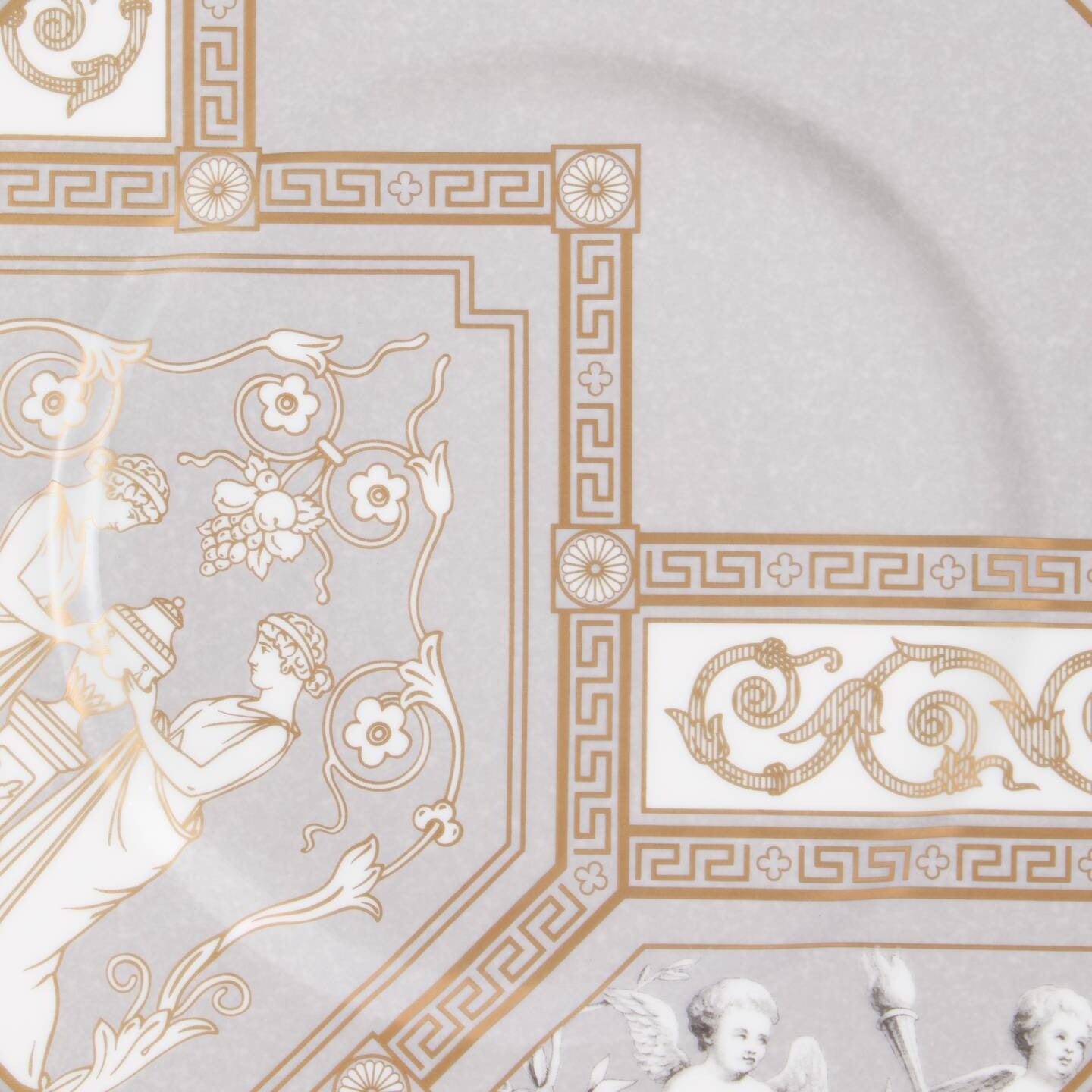 Renaissance Grey Plate