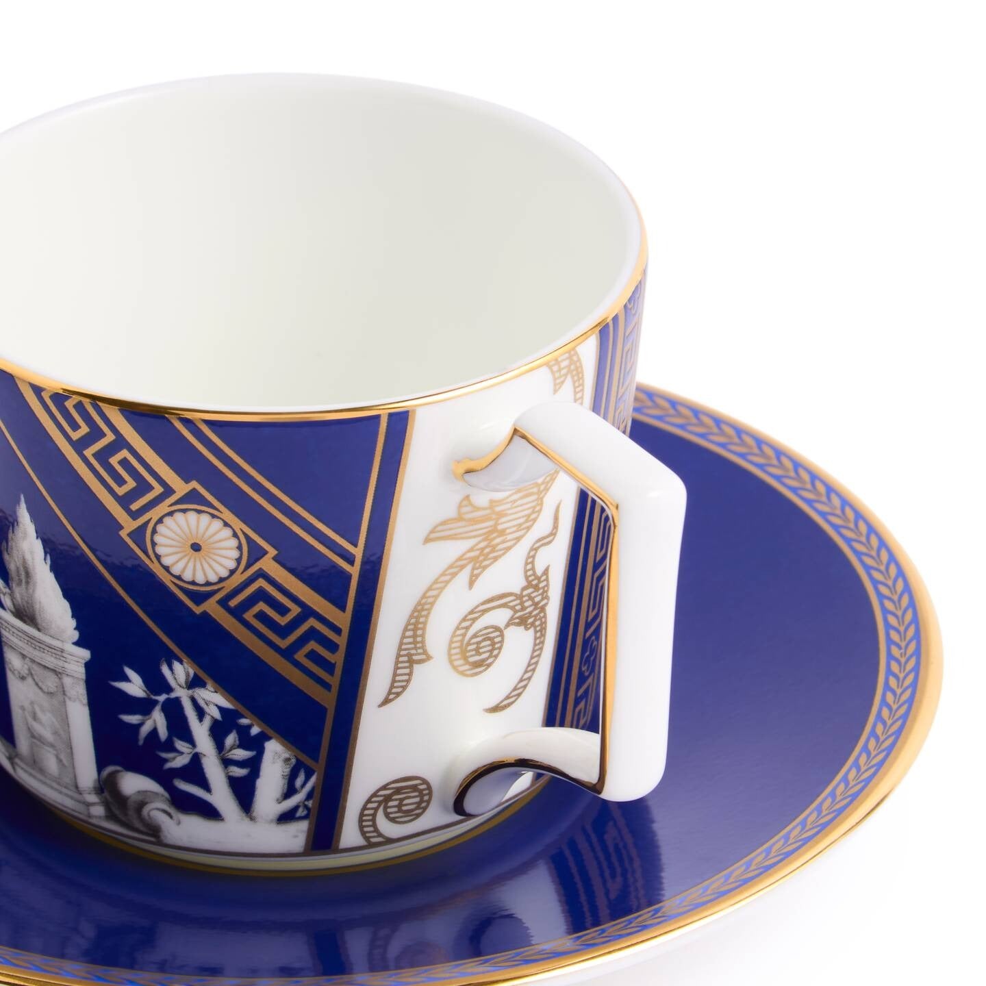 Renaissance Gold Teacup Saucer Set of 2
