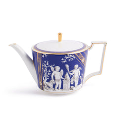 Renaissance Gold Teapot and Teacup Saucer Set of 2