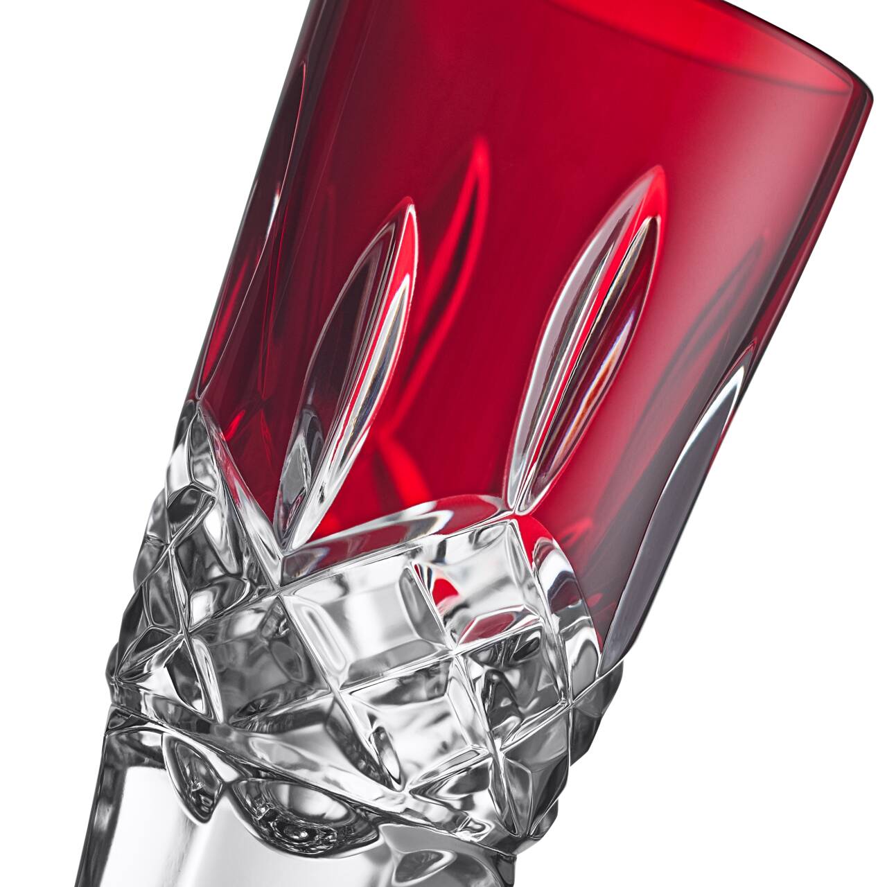 Lismore Red Shot Glass 55ml 1.5oz Set of 4