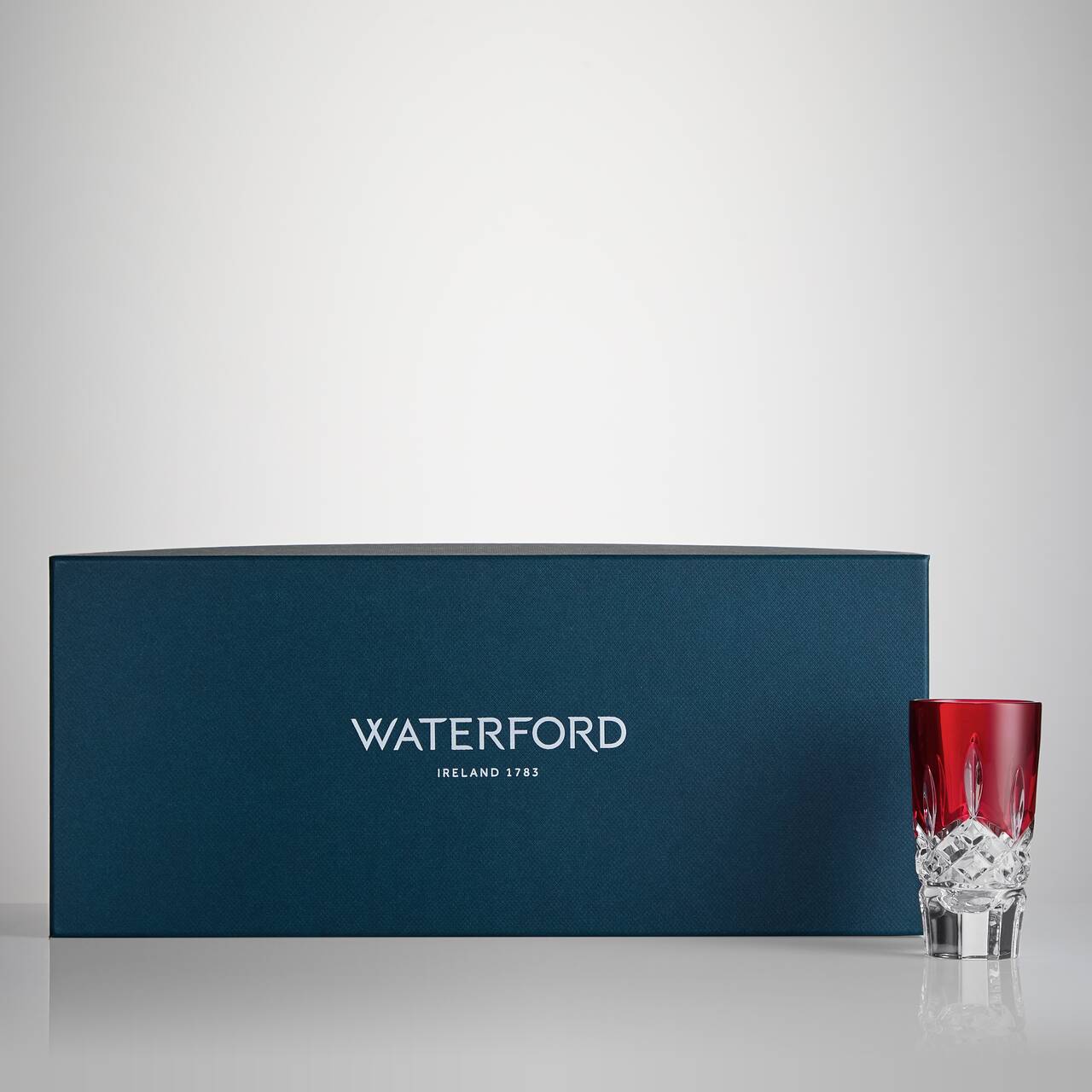 Lismore Red Shot Glass 55ml 1.5oz Set of 4