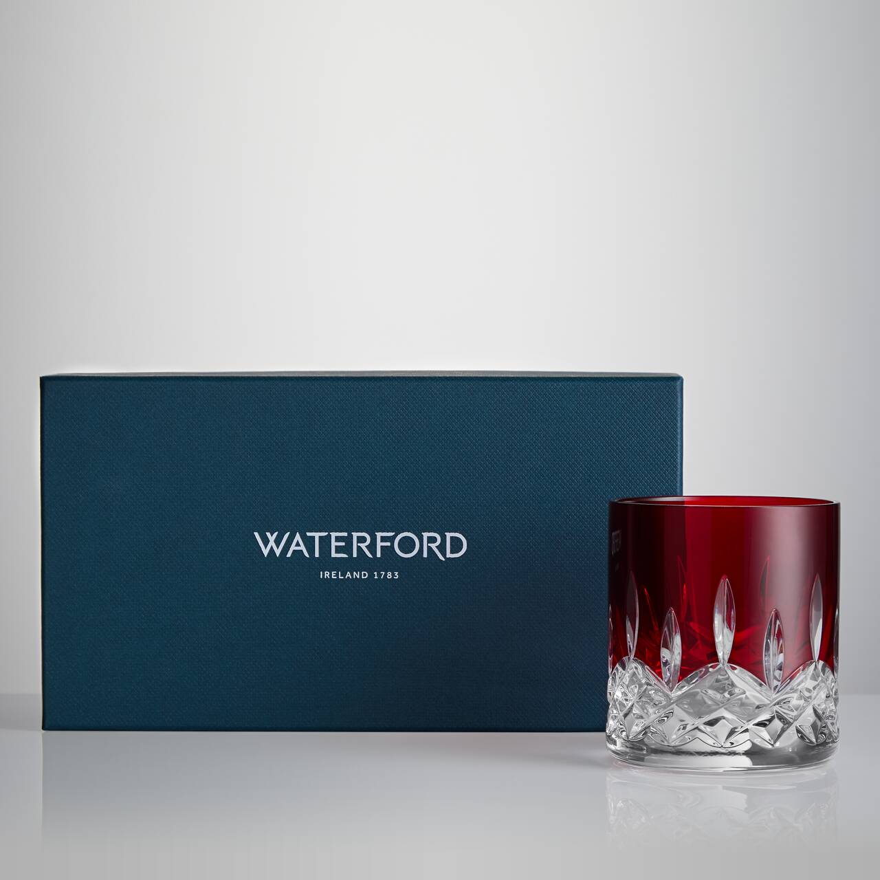 Lismore Red Tumbler Straight 180ml 6oz Set of 2