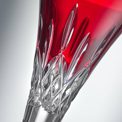 Lismore Red Toasting Flute, 5.5oz, Set of 2