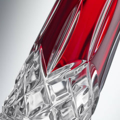 Lismore Red Bud Vase 7in