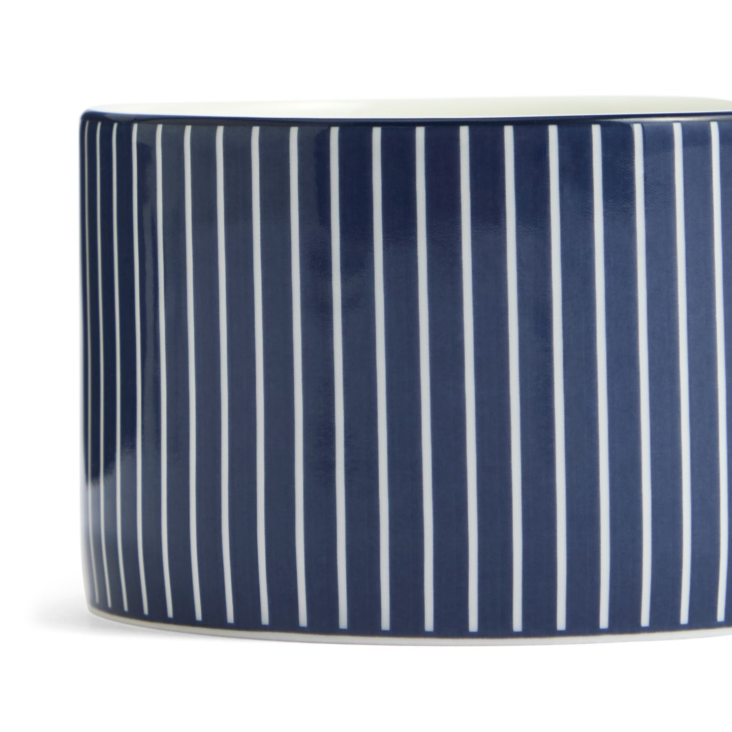 Gio Pinstripe Teacup & Saucer Blue