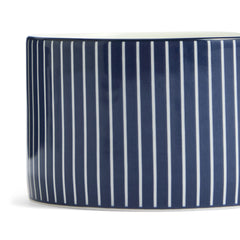 Gio Pinstripe Teacup & Saucer Blue