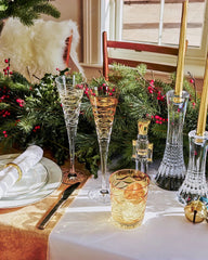 Winter Wonders Double Old Fashioned Pinecone Gold, Set of 2