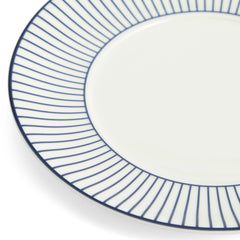 Gio Pinstripe Teacup & Saucer White