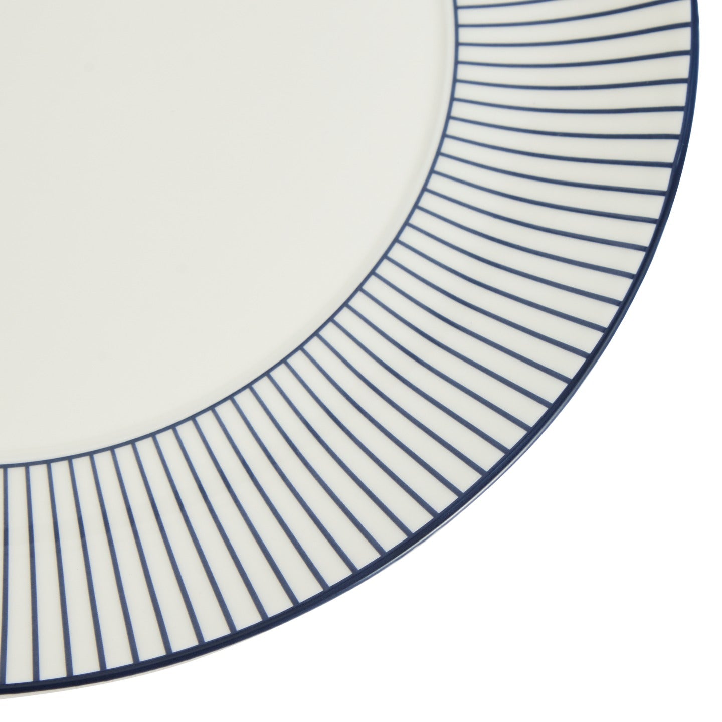 Gio Pinstripe Side Plate White