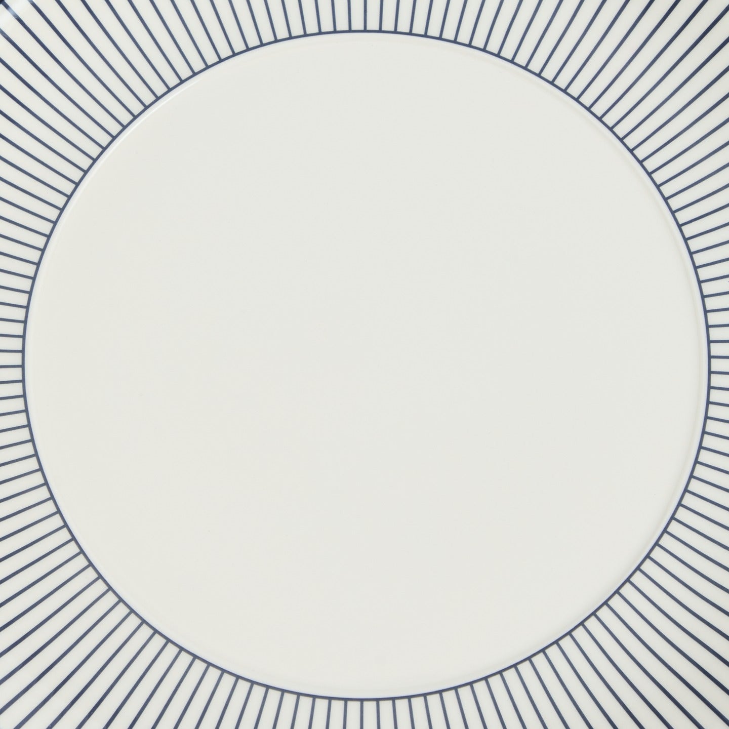 Gio Pinstripe Side Plate White
