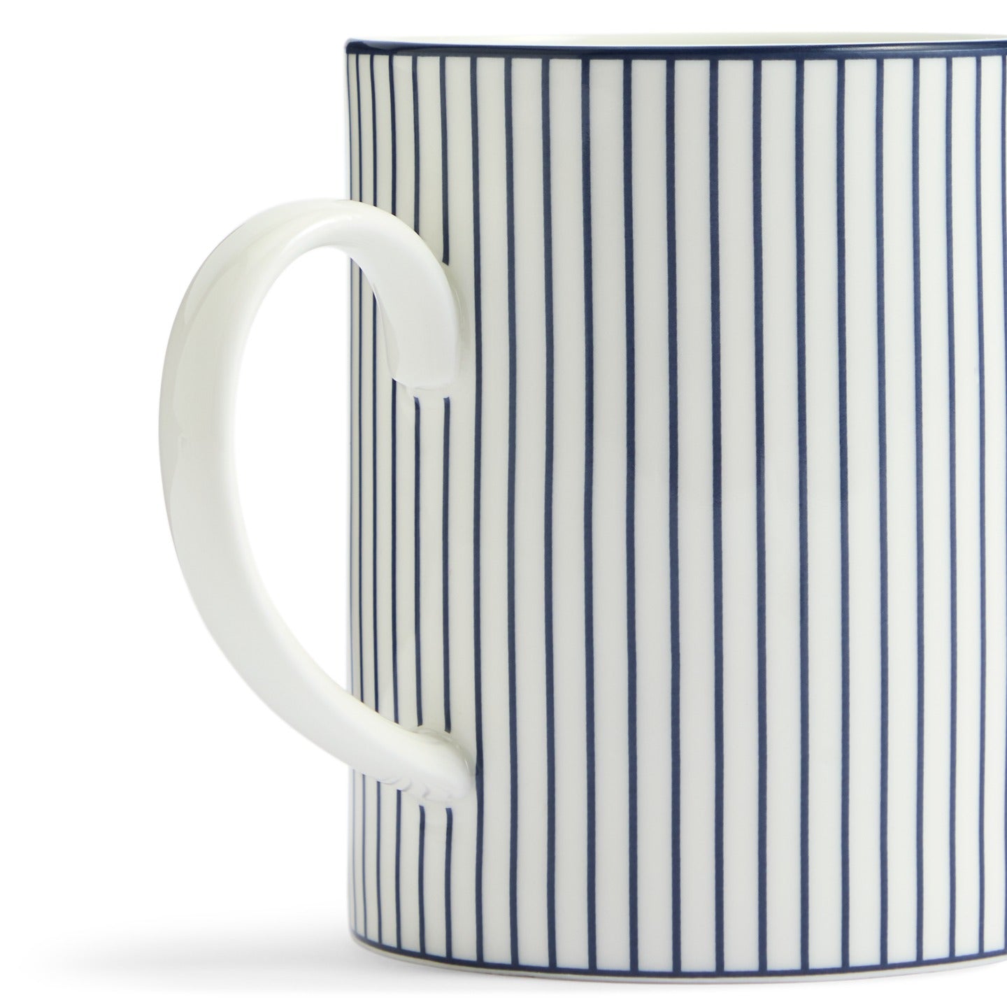 Gio Pinstripe Mug White