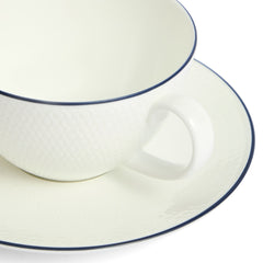 Gio Blue Teacup & Saucer