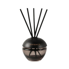 Round Modern Reed Diffuser, Lily of the Valley - Black Cap