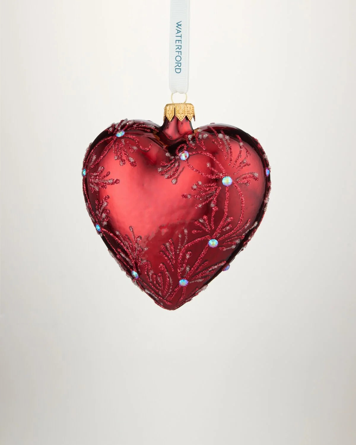 Holiday Heirlooms Red Heart Ornament
