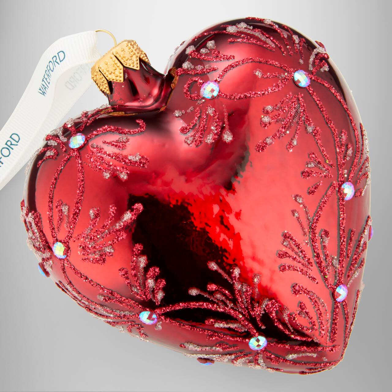 Holiday Heirlooms Red Heart Ornament