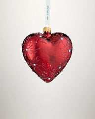 Holiday Heirlooms Red Heart Ornament