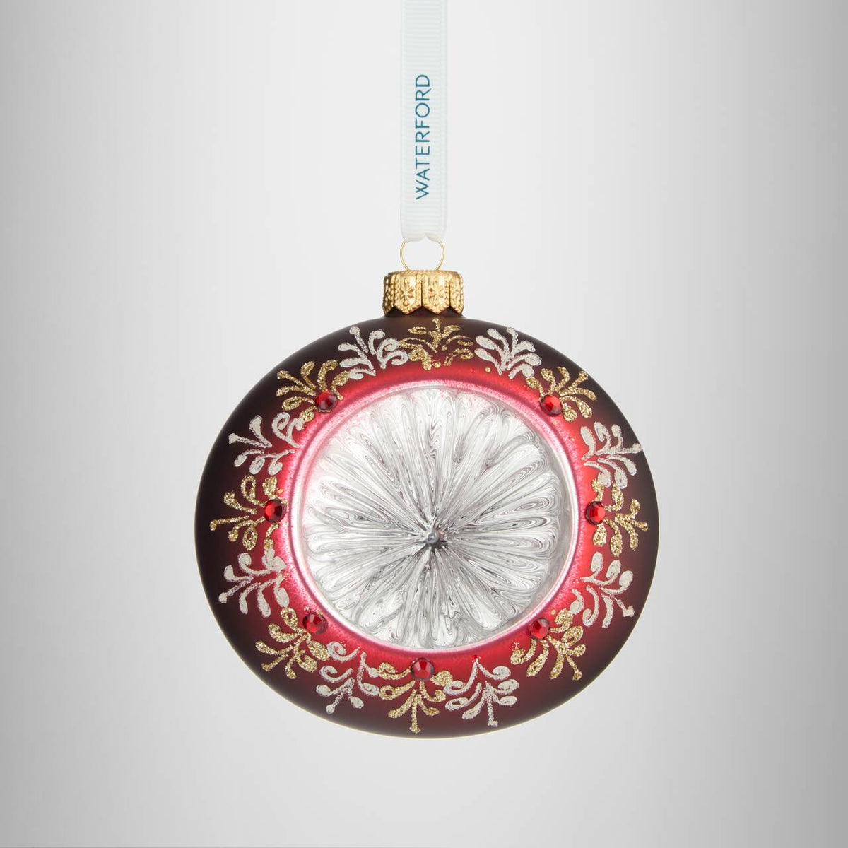 Holiday Heirlooms Red Face Bauble Ornament