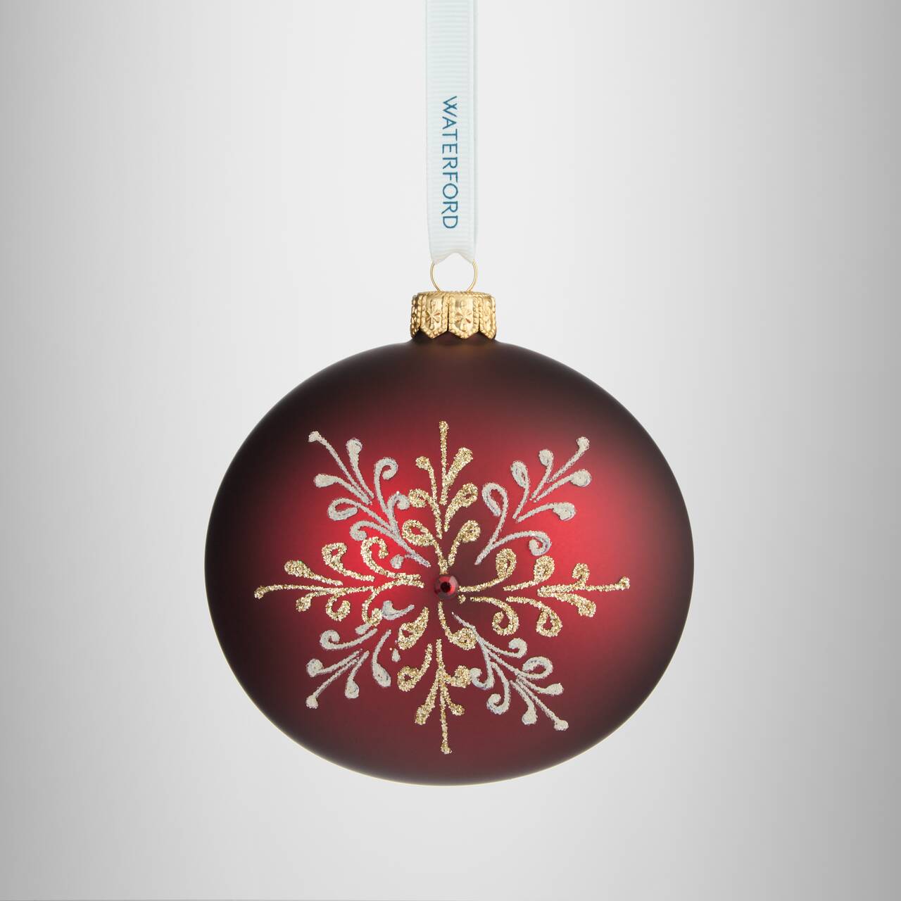 Holiday Heirlooms Red Face Bauble Ornament