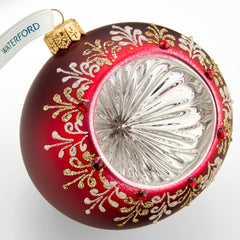 Holiday Heirlooms Red Face Bauble Ornament