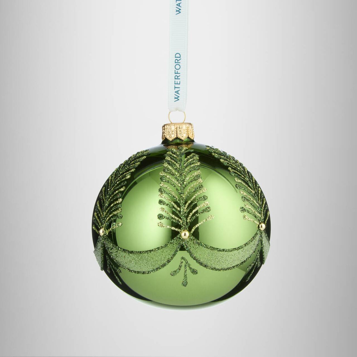 Holiday Heirlooms Green Bauble Ornament