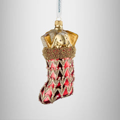 Holiday Heirlooms Red Stocking Ornament