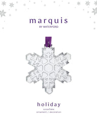 Marquis Christmas Snowflake Ornament