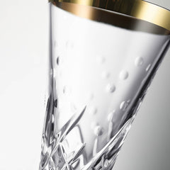 Gilded Toasting Flute 4.5oz, Set of 2
