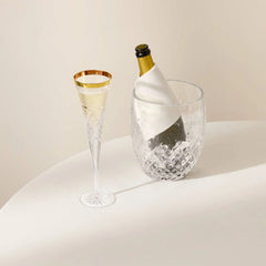 Gilded Toasting Flute 4.5oz, Set of 2