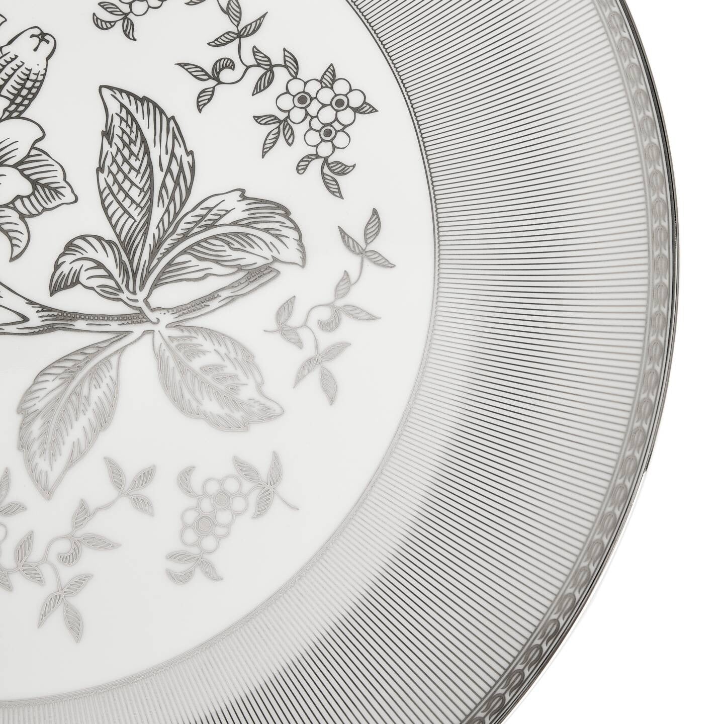 Silver Tonquin Plate 13.3in