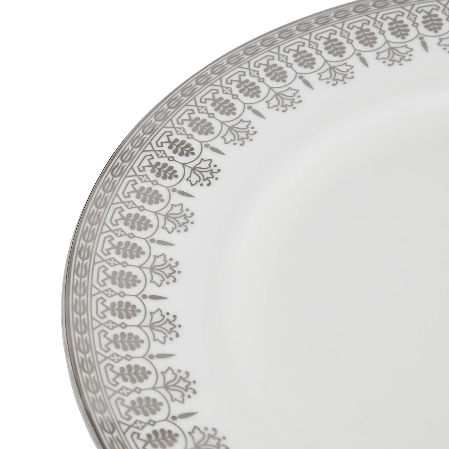 Silver Tonquin Plate 10.7in