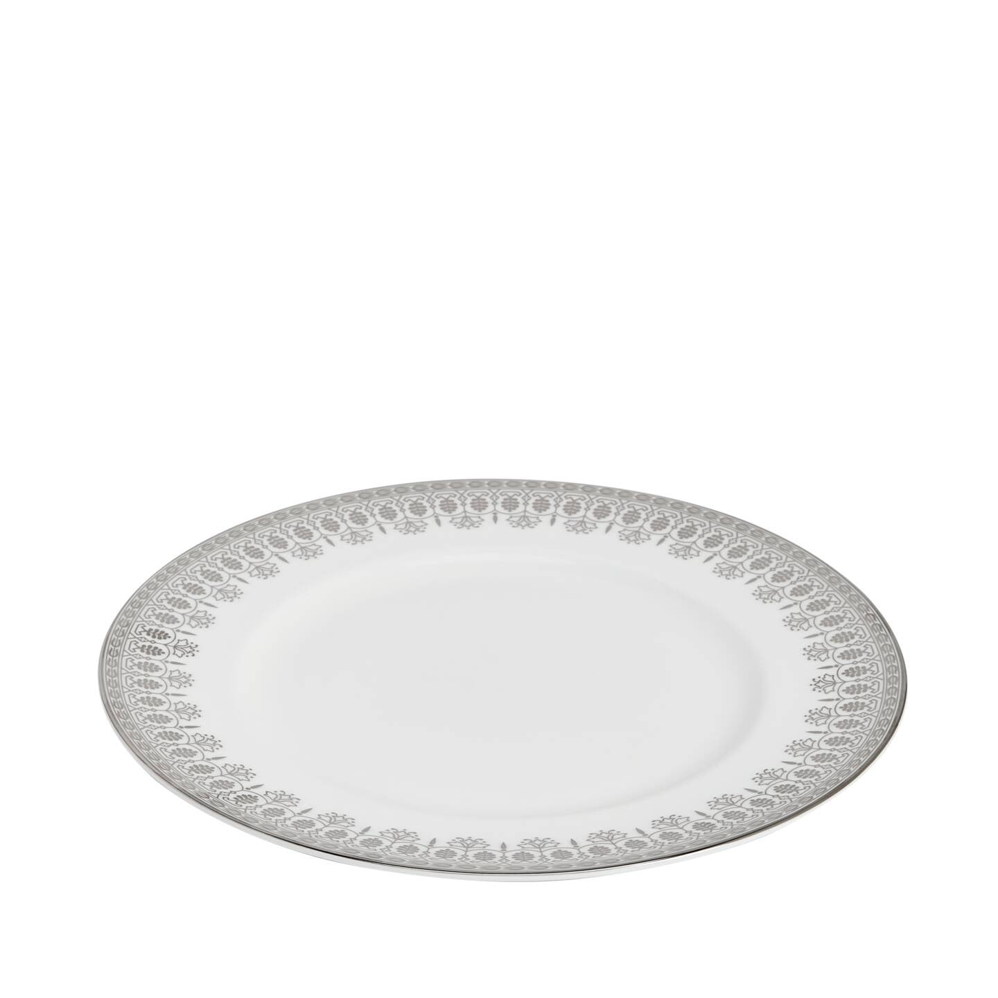 Silver Tonquin Plate 10.7in