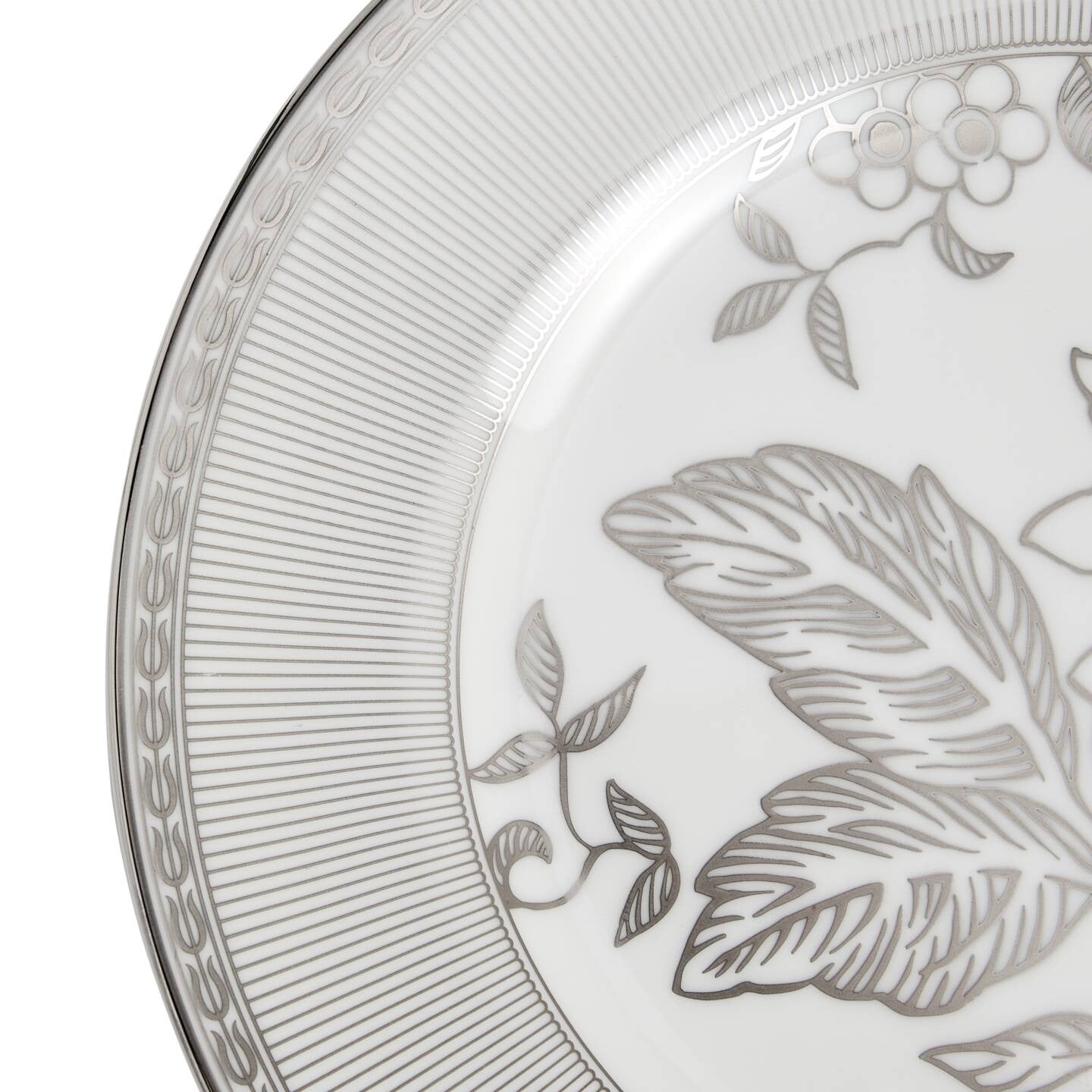 Silver Tonquin Plate 8.1in