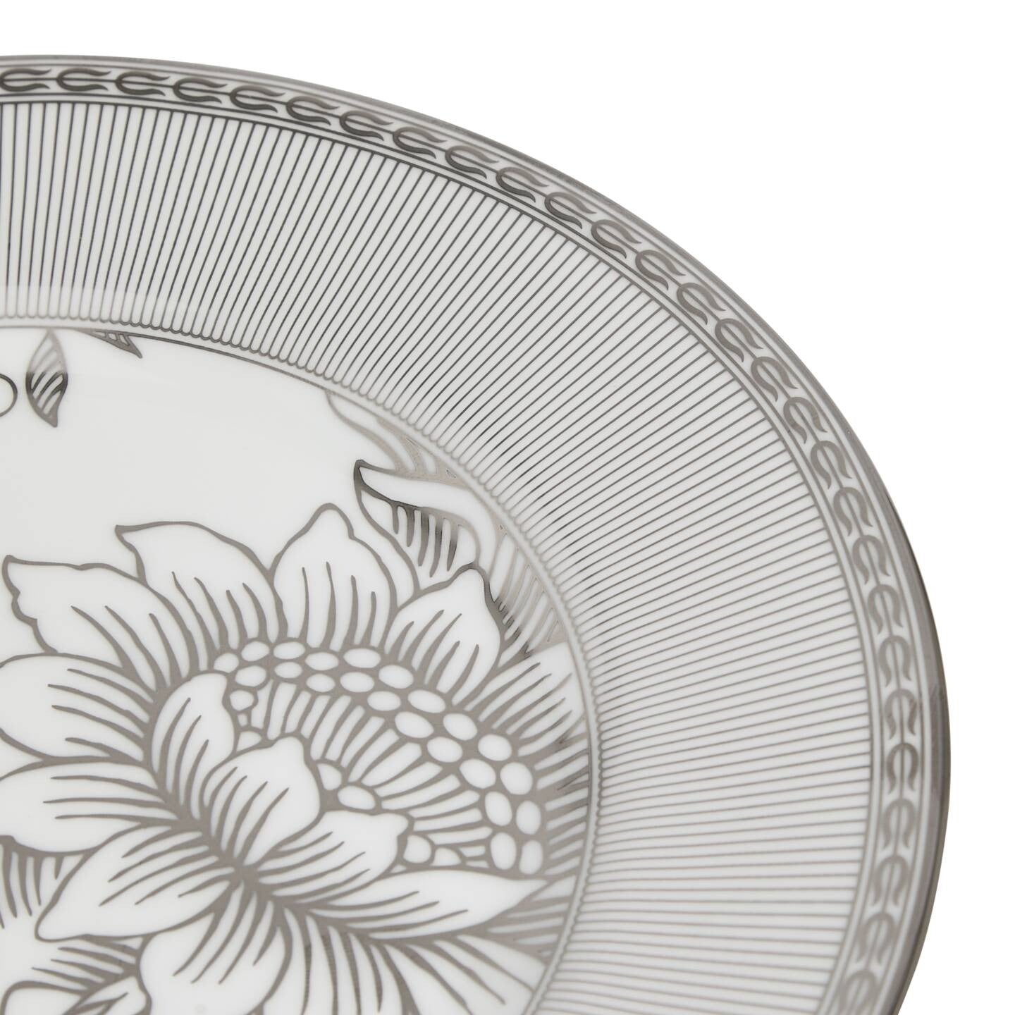 Silver Tonquin Plate 8.1in