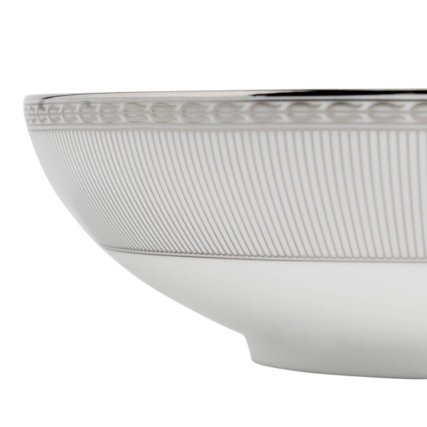 Silver Tonquin Cereal Bowl 7in