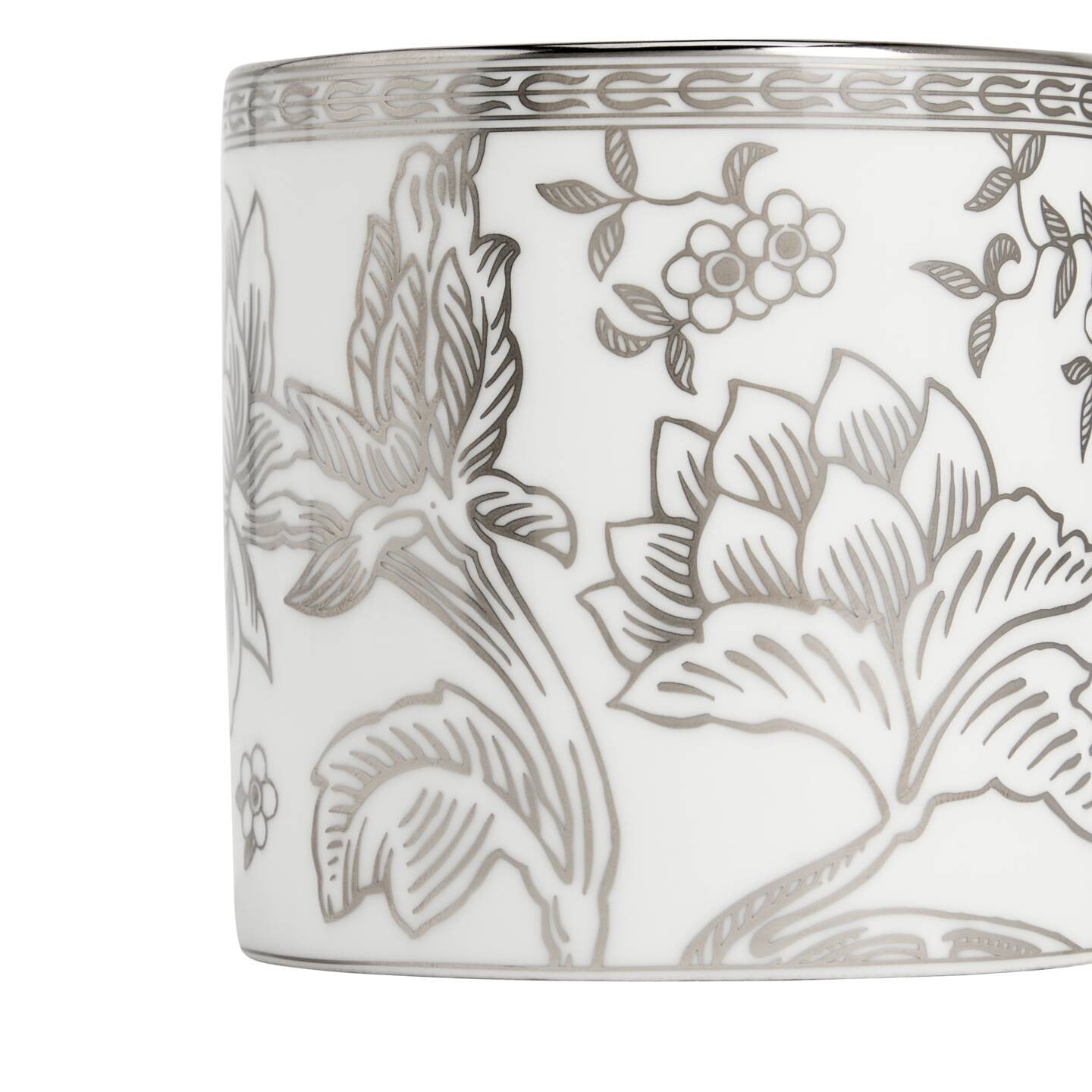 Silver Tonquin Mug 9.1 Oz White / Silver