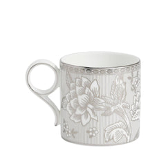 Silver Tonquin Mug 9.1 Oz Silver / White