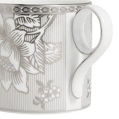 Silver Tonquin Mug 9.1 Oz Silver / White
