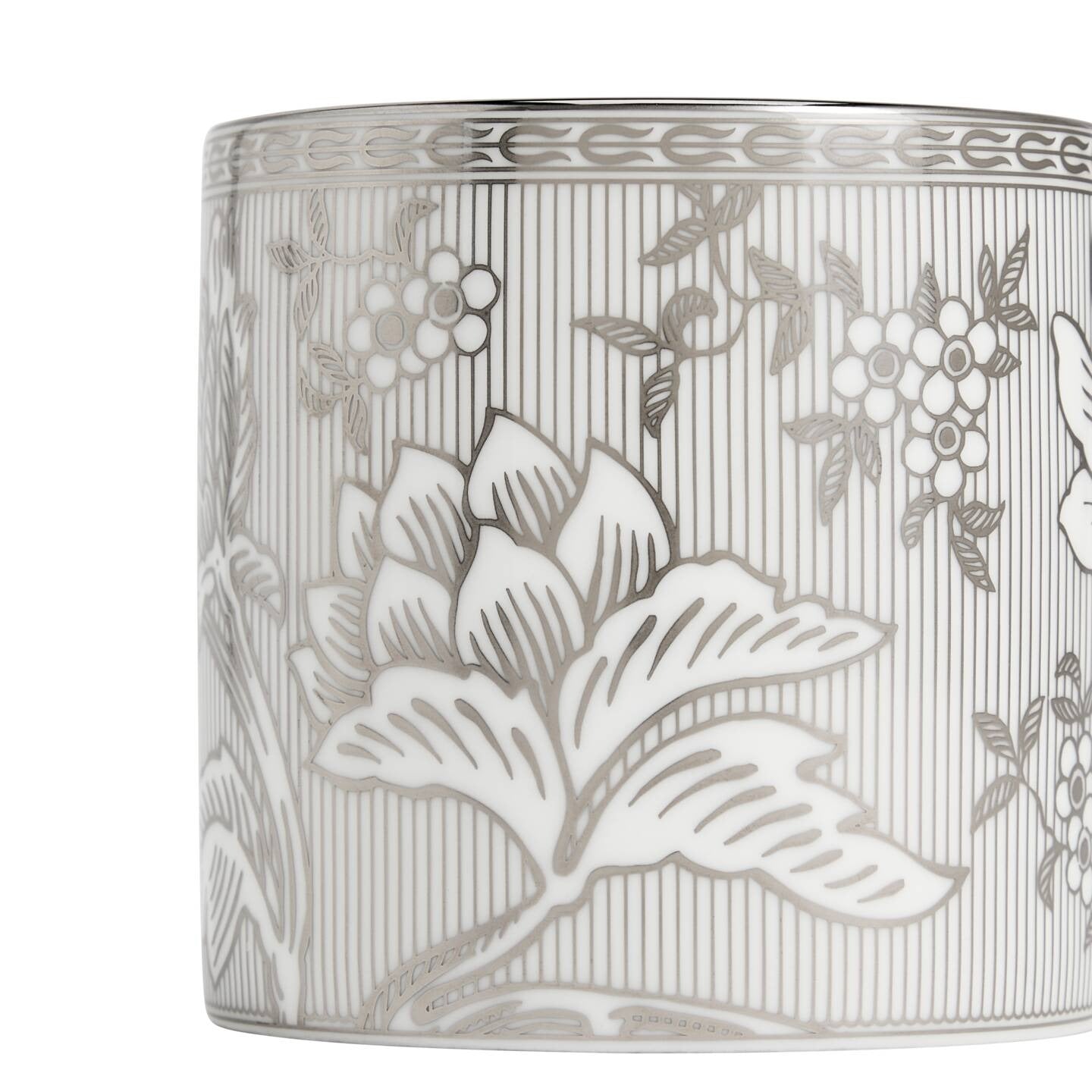 Silver Tonquin Mug 9.1 Oz Silver / White