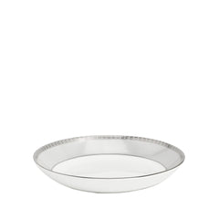 Silver Tonquin Deep Plate 8.6in