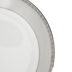Silver Tonquin Deep Plate 8.6in