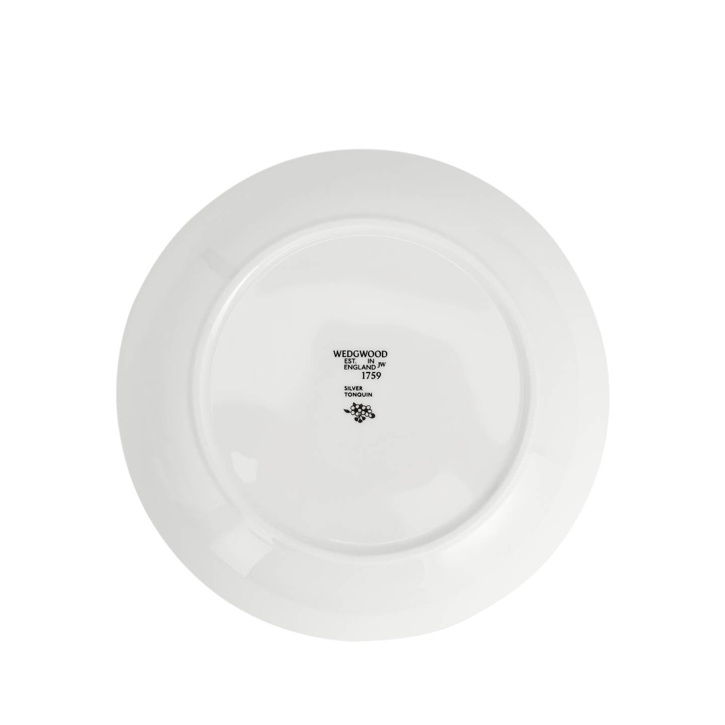 Silver Tonquin Deep Plate 8.6in