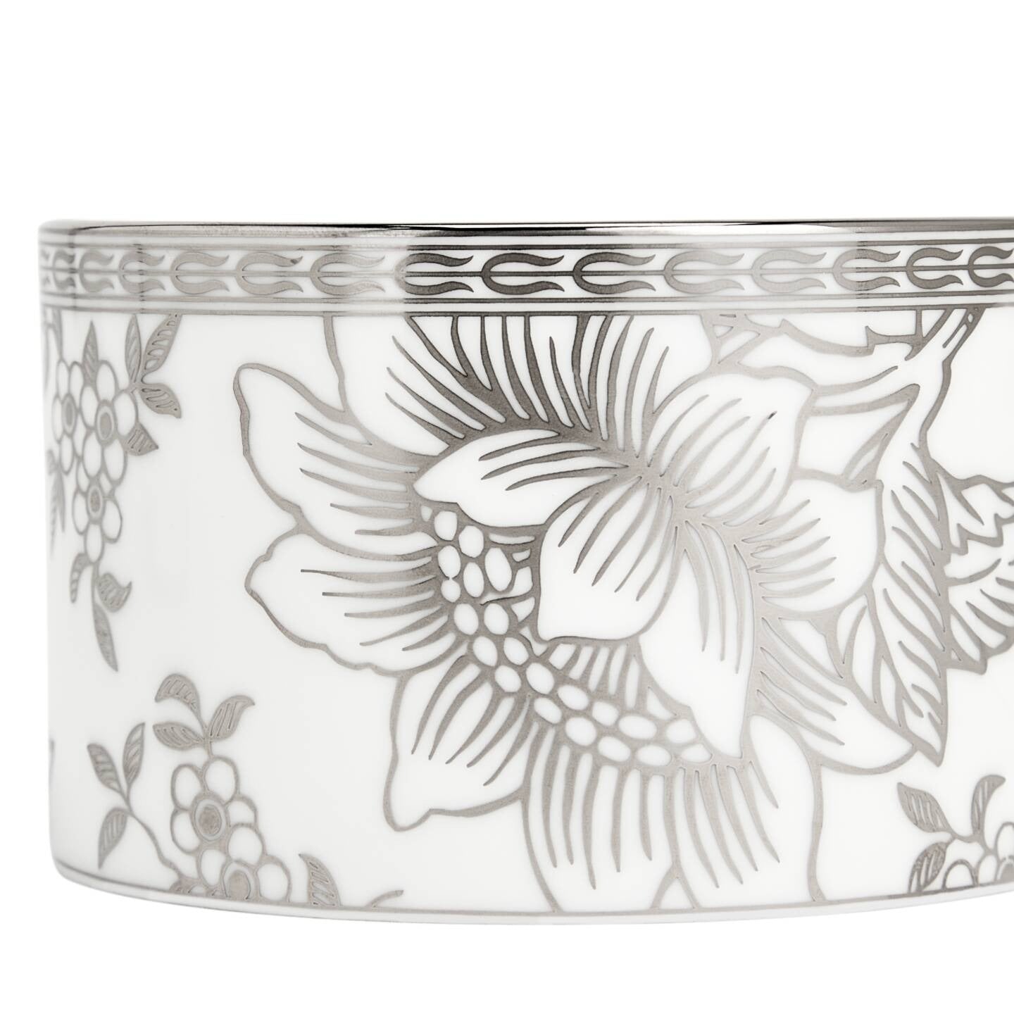 Silver Tonquin Teacup Saucer 5.9oz